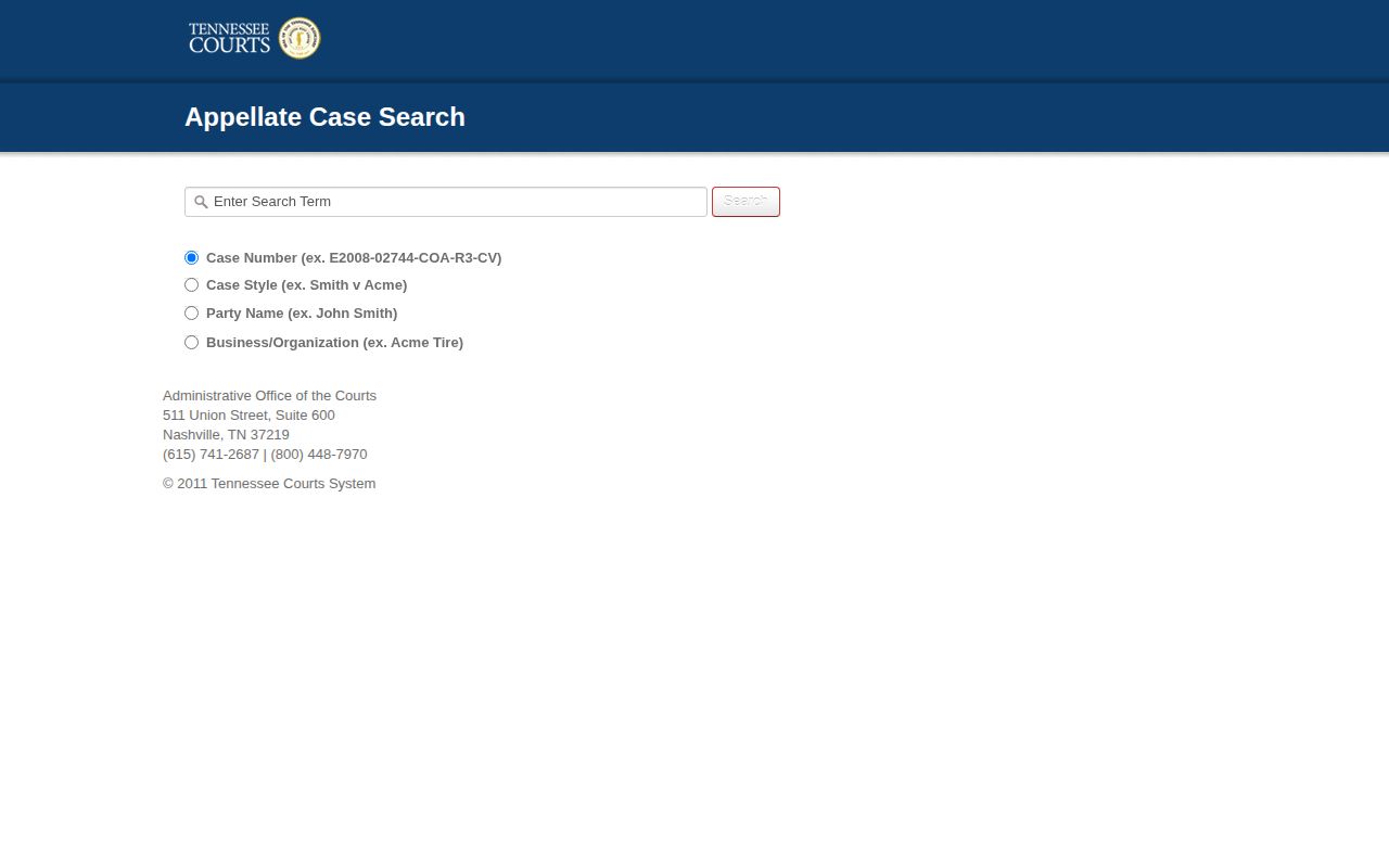 Hardin County release record research through Tennessee appellate case search